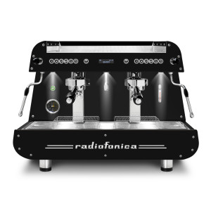 Orchestrale - Máy pha cà phê 2 group RADIOFONICA - Tự động - Full đen/ Đèn LED/ Đồng hồ