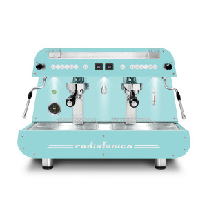 Orchestrale - Máy pha cà phê tự động RADIOFONICA 2 GROUP - Xanh Tiffany / Đèn LED / Đồng hồ