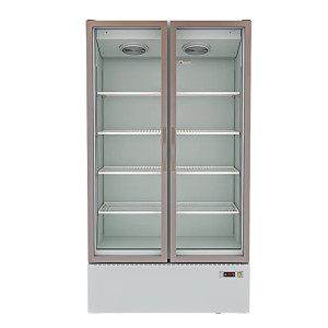 Tủ mát đứng quạt gió 2 cánh kính 800L 