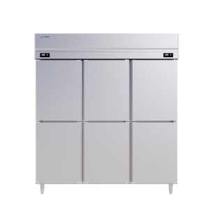 Tủ đông mát đứng Icymax 6 cánh inox 1750L